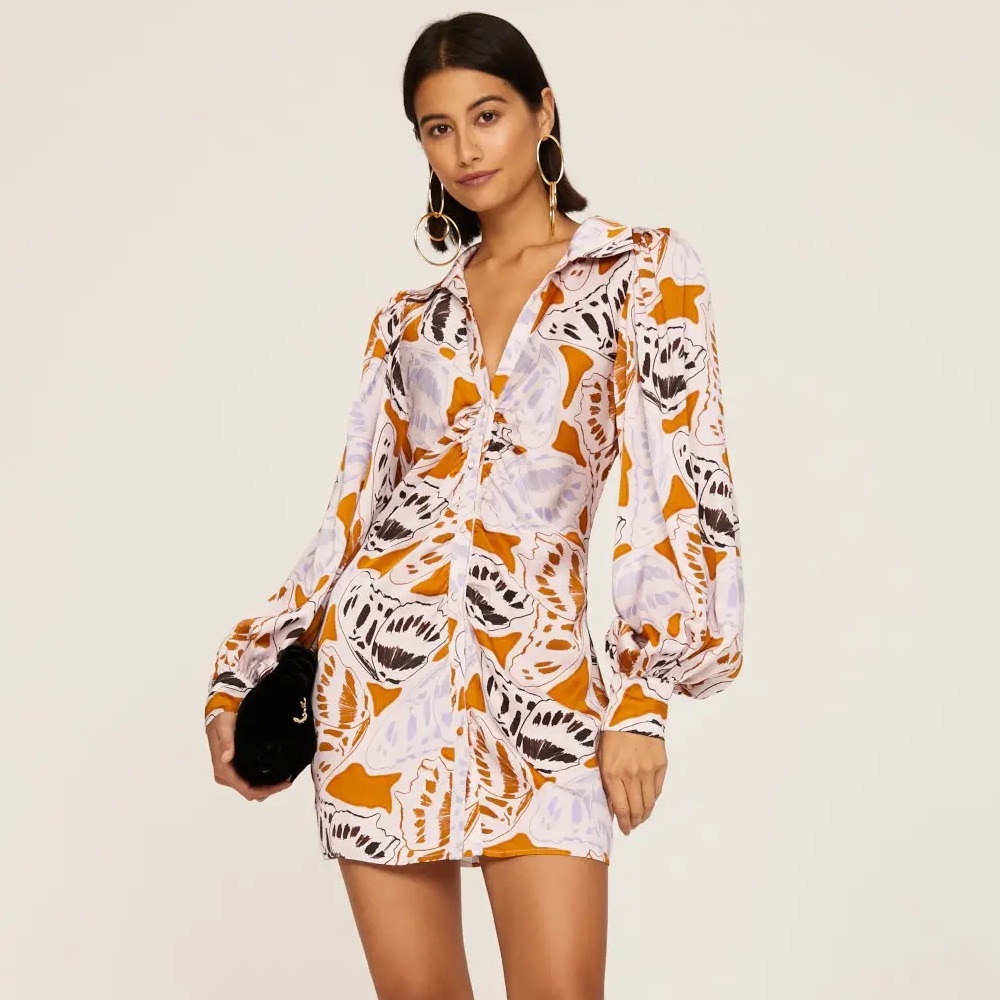 For Love & Lemons Esmeralda mini dress